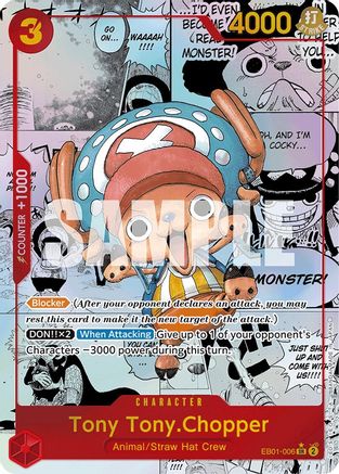 Tony Tony.Chopper (Alternate Art) (Manga) (EB01-006) - [Extra Booster: Memorial Collection] Foil - Trinity Hobby