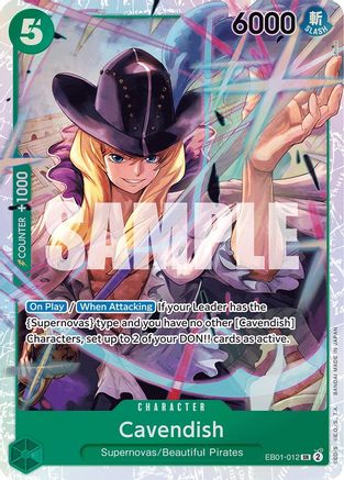 Cavendish (EB01-012) - [Extra Booster: Memorial Collection] Foil - Trinity Hobby
