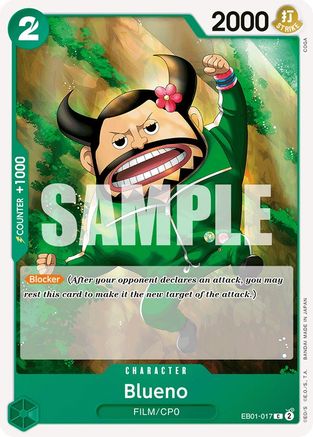 Blueno [Extra Booster: Memorial Collection] - Trinity Hobby