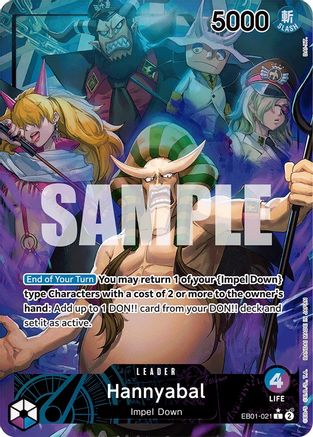 Hannyabal (Alternate Art) (EB01-021) - [Extra Booster: Memorial Collection] Foil - Trinity Hobby
