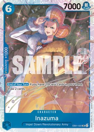 Inazuma (EB01-022) - [Extra Booster: Memorial Collection] Foil - Trinity Hobby