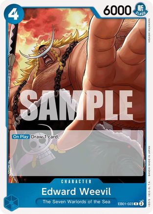 Edward Weevil (EB01-023) - [Extra Booster: Memorial Collection] Foil - Trinity Hobby