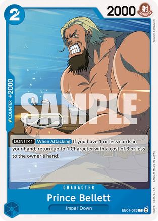 Prince Bellett (EB01-026) - [Extra Booster: Memorial Collection] - Trinity Hobby