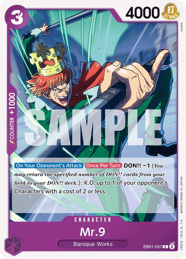 Mr. 9 (EB01-037) - [Extra Booster: Memorial Collection] - Trinity Hobby