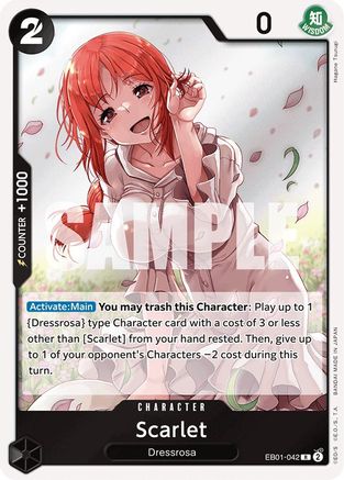 Scarlet (EB01-042) - [Extra Booster: Memorial Collection] Foil - Trinity Hobby