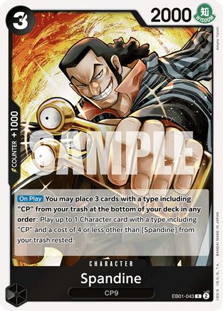 Spandine (EB01-043) - [Extra Booster: Memorial Collection] Foil - Trinity Hobby