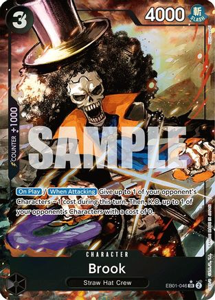 Brook (046) (Alternate Art) (EB01-046) - [Extra Booster: Memorial Collection] Foil - Trinity Hobby