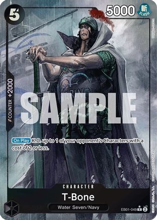 T-Bone (Alternate Art) (EB01-049) - [Extra Booster: Memorial Collection] Foil - Trinity Hobby