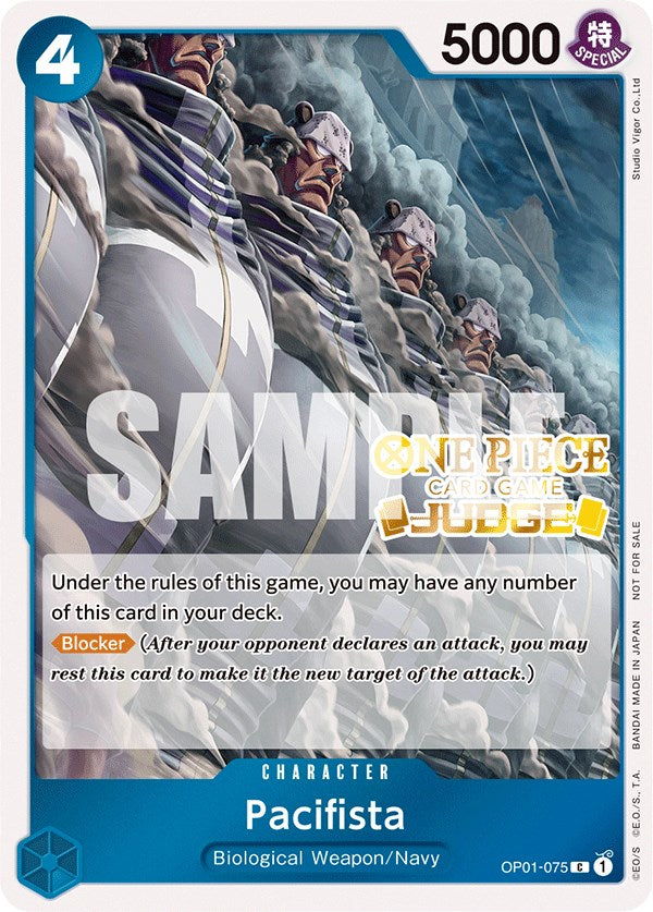 Pacifista (Judge Pack Vol. 3) (OP01-075) - [One Piece Promotion Cards] Foil - Trinity Hobby