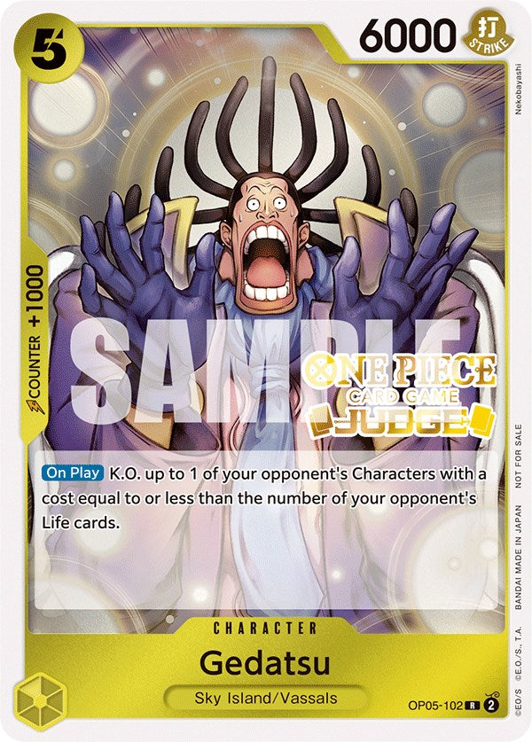 Gedatsu (Judge Pack Vol. 3) (OP05-102) - [One Piece Promotion Cards] Foil - Trinity Hobby