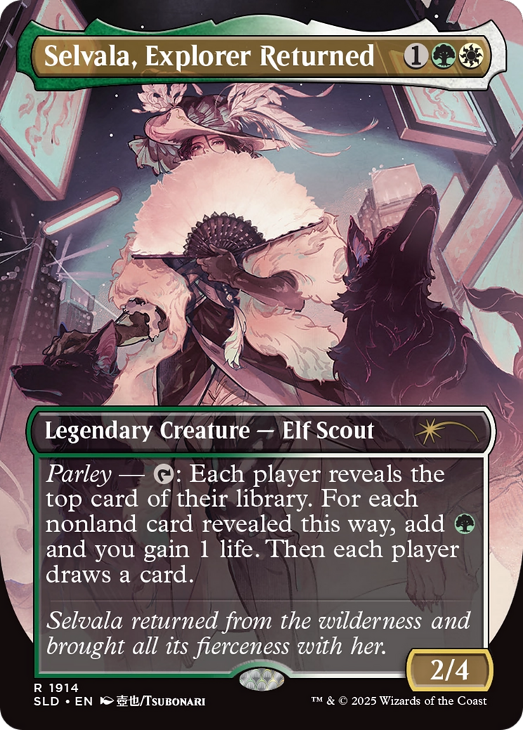 Selvala, Explorer Returned  [Foil]  (SLD-1914) - [Secret Lair Drop] (Borderless) - Trinity Hobby