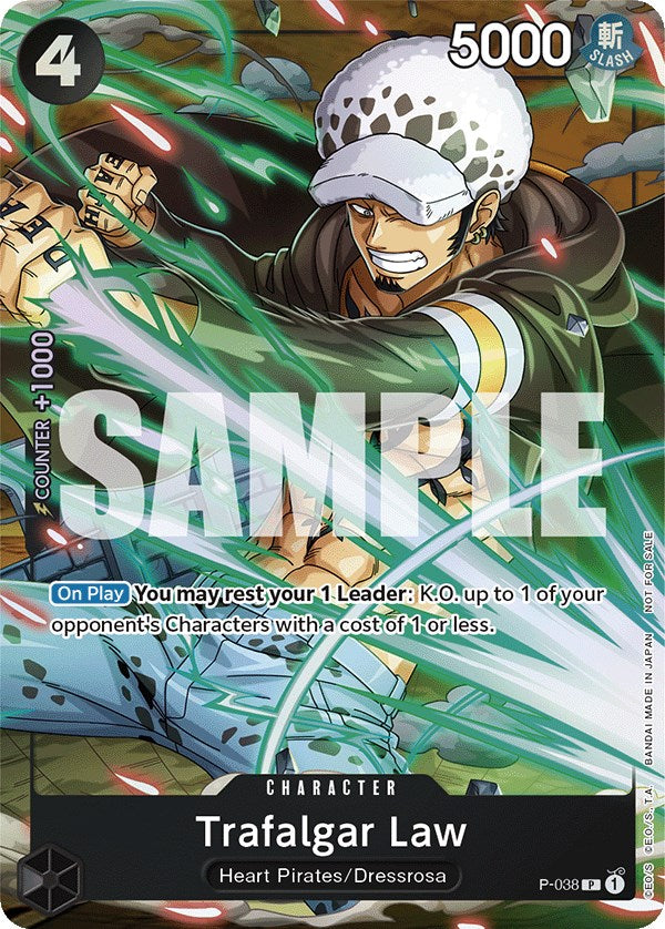 Trafalgar Law (Event Pack Vol. 4) (P-038) - [One Piece Promotion Cards] Foil - Trinity Hobby