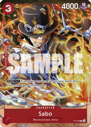 Sabo (Event Pack Vol. 4) (P-044) - [One Piece Promotion Cards] Foil - Trinity Hobby