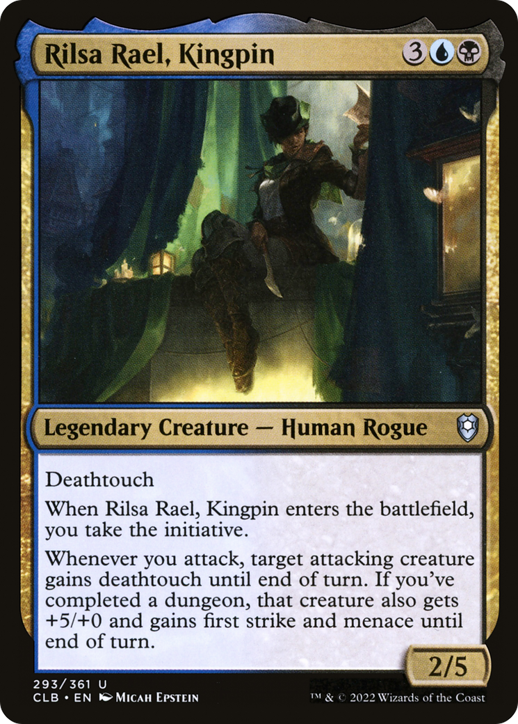Rilsa Rael, Kingpin  [Foil]  (CLB-293) - [Commander Legends: Battle for Baldur's Gate]