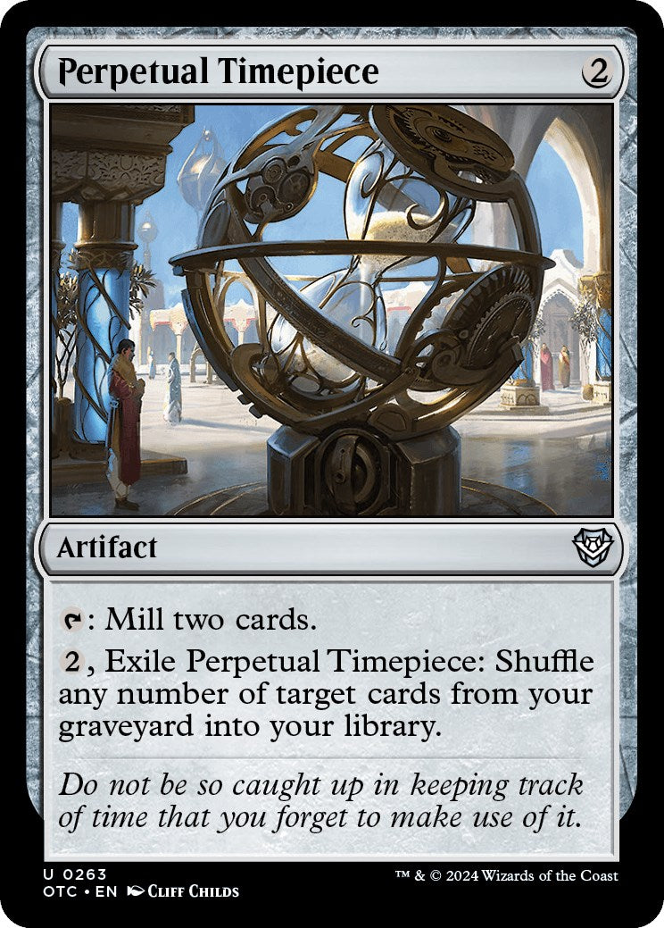 Perpetual Timepiece [Outlaws of Thunder Junction Commander] - Trinity Hobby