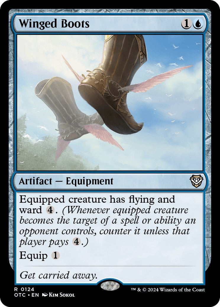 Winged Boots [Outlaws of Thunder Junction Commander] - Trinity Hobby
