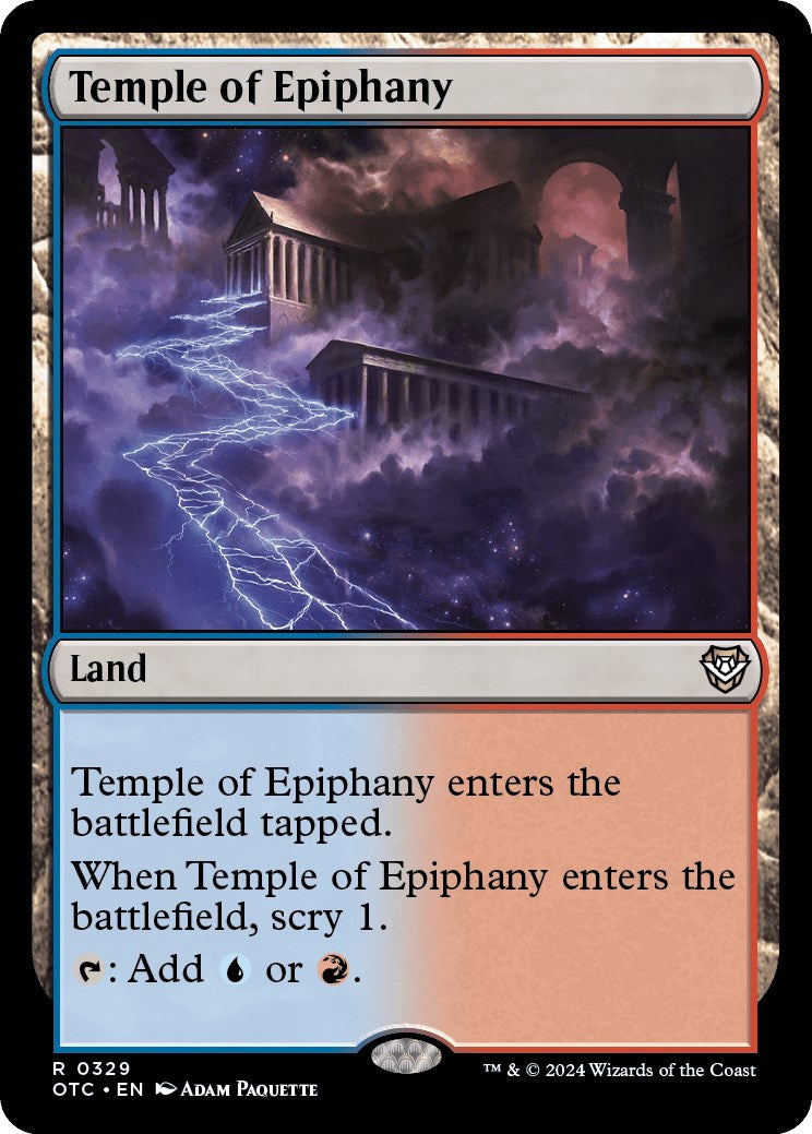 Temple of Epiphany [Outlaws of Thunder Junction Commander] - Trinity Hobby