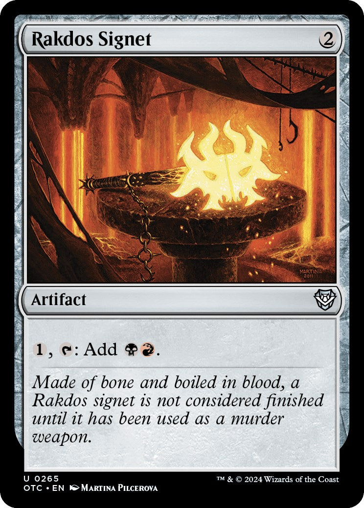 Rakdos Signet [Outlaws of Thunder Junction Commander] - Trinity Hobby
