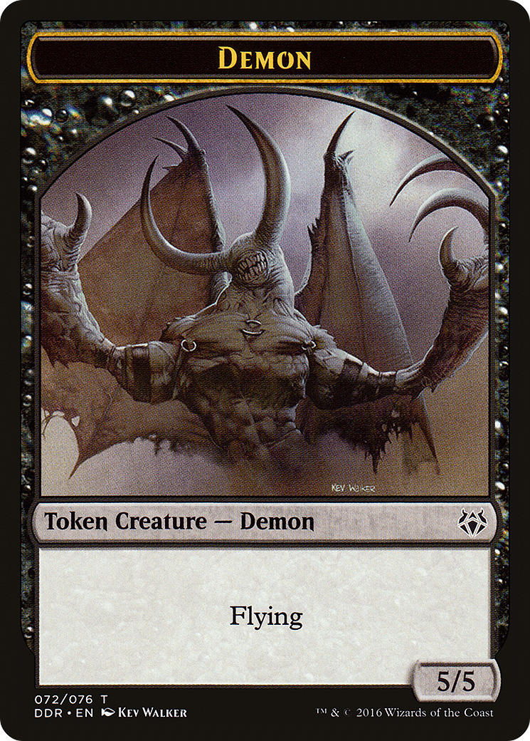 Demon Token [Duel Decks: Nissa vs. Ob Nixilis] - Trinity Hobby