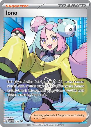 Iono (124) [Scarlet & Violet: Black Star Promos] - Trinity Hobby
