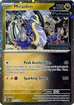 Miraidon (Cosmos Holo) (Best Buy) - (121/162) Holofoil [Miscellaneous Cards & Products]