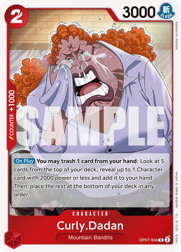 Curly.Dadan (OP07-004) - [500 Years in the Future] Foil - Trinity Hobby