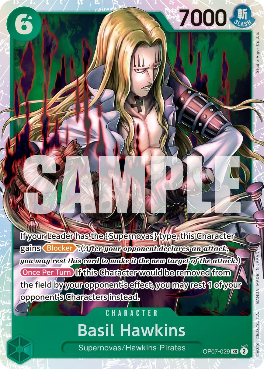 Basil Hawkins (OP07-029) - [500 Years in the Future] Foil - Trinity Hobby