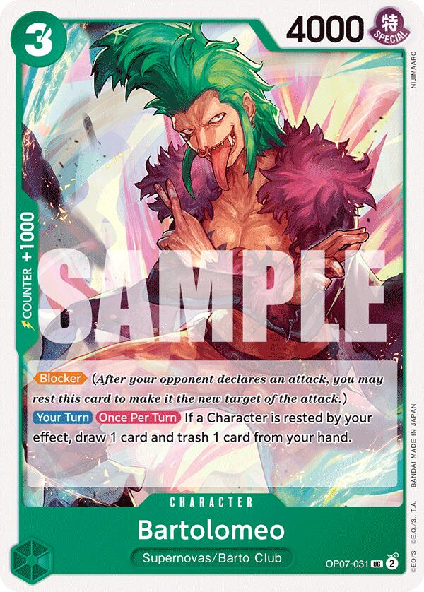 Bartolomeo (OP07-031) - [500 Years in the Future] - Trinity Hobby