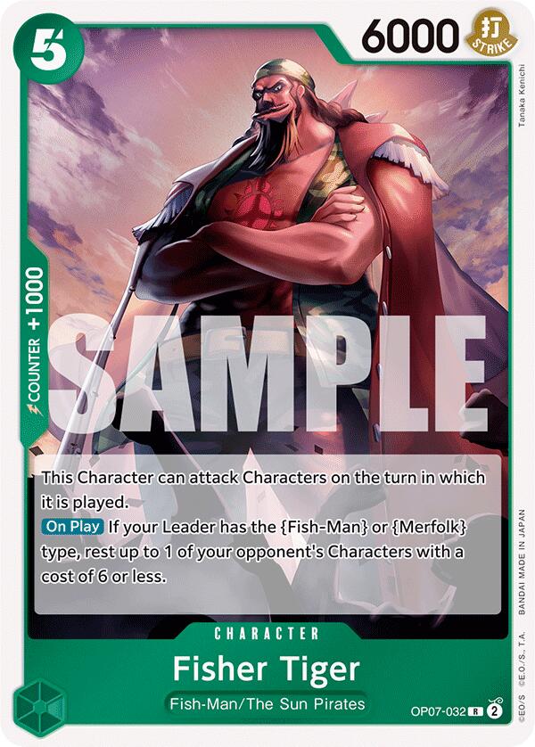 Fisher Tiger (OP07-032) - [500 Years in the Future] Foil - Trinity Hobby
