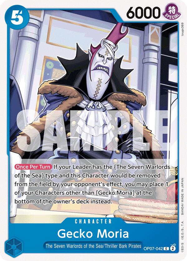 Gecko Moria (042) (OP07-042) - [500 Years in the Future] - Trinity Hobby