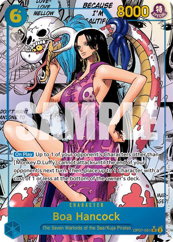 Boa Hancock (051) (Parallel) (Manga) (OP07-051) - [500 Years in the Future] Foil - Trinity Hobby