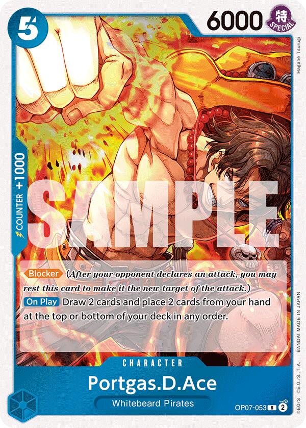 Portgas.D.Ace (053) (OP07-053) - [500 Years in the Future] Foil - Trinity Hobby
