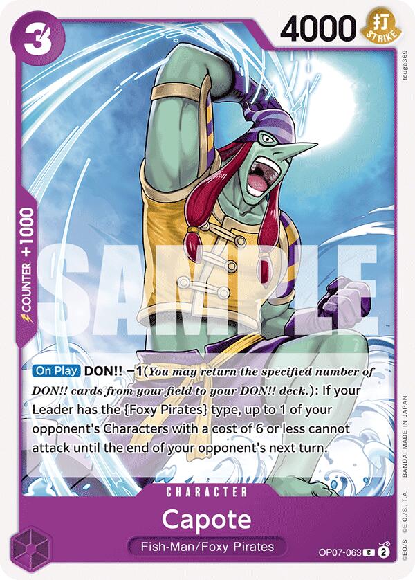Capote (OP07-063) - [500 Years in the Future] - Trinity Hobby