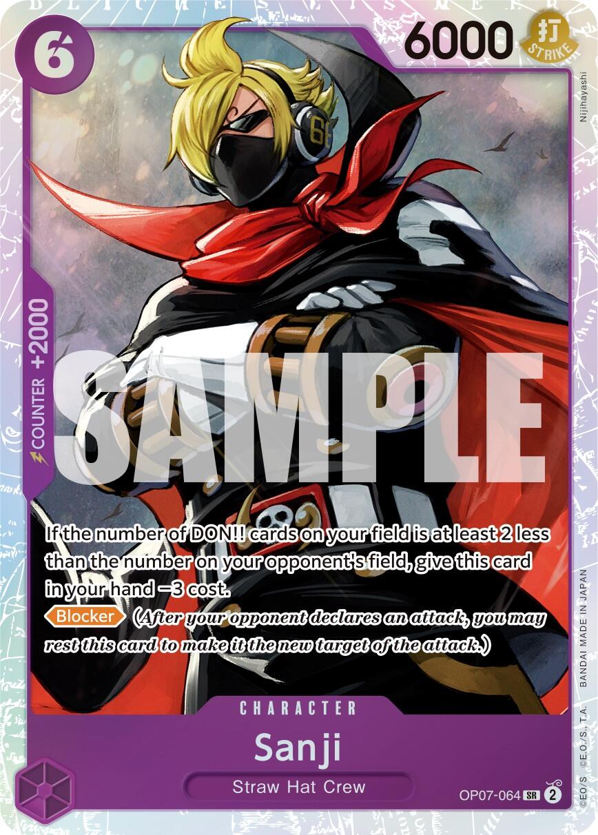 Sanji (OP07-064) - [500 Years in the Future] Foil - Trinity Hobby