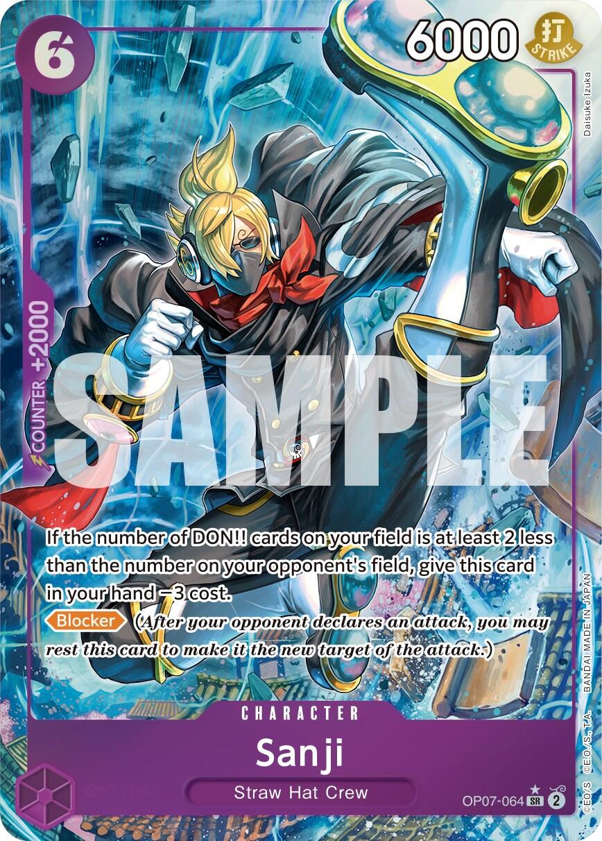 Sanji (Parallel) (OP07-064) - [500 Years in the Future] Foil - Trinity Hobby