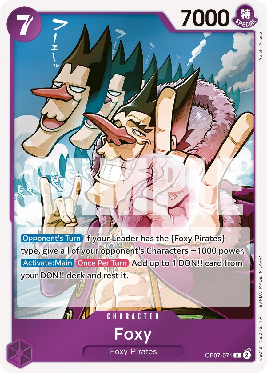 Foxy (071) (OP07-071) - [500 Years in the Future] Foil - Trinity Hobby