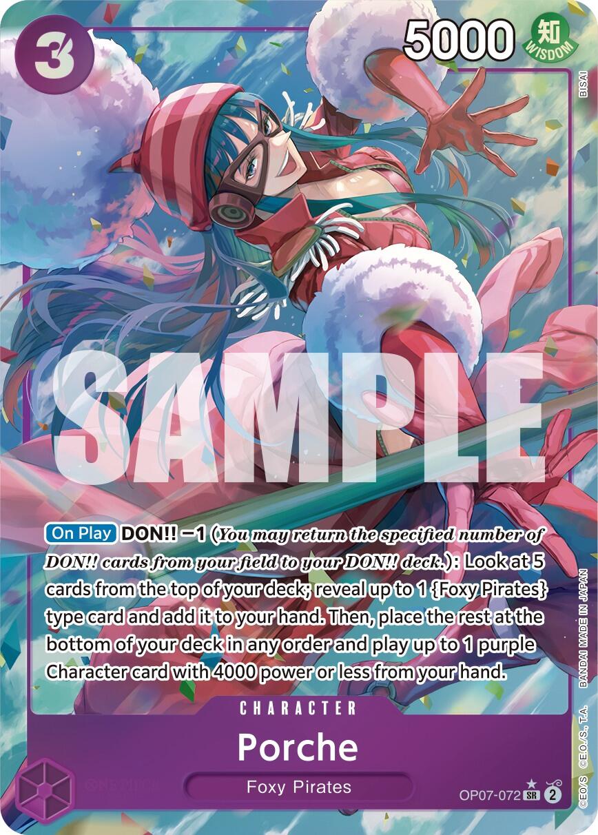 Porche (Parallel) (OP07-072) - [500 Years in the Future] Foil - Trinity Hobby