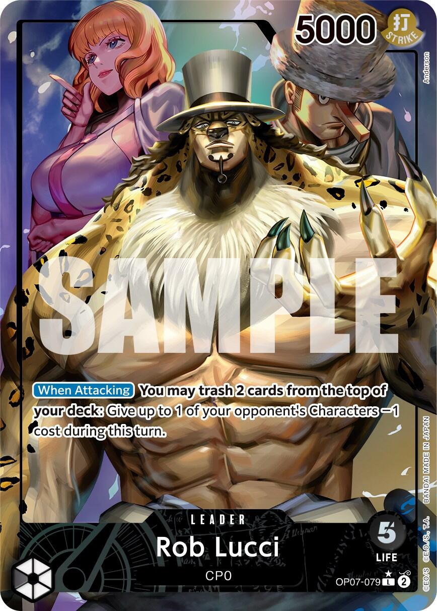Rob Lucci (079) (Parallel) (OP07-079) - [500 Years in the Future] Foil - Trinity Hobby