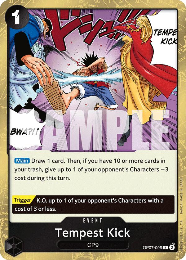 Tempest Kick (OP07-096) - [500 Years in the Future] Foil - Trinity Hobby
