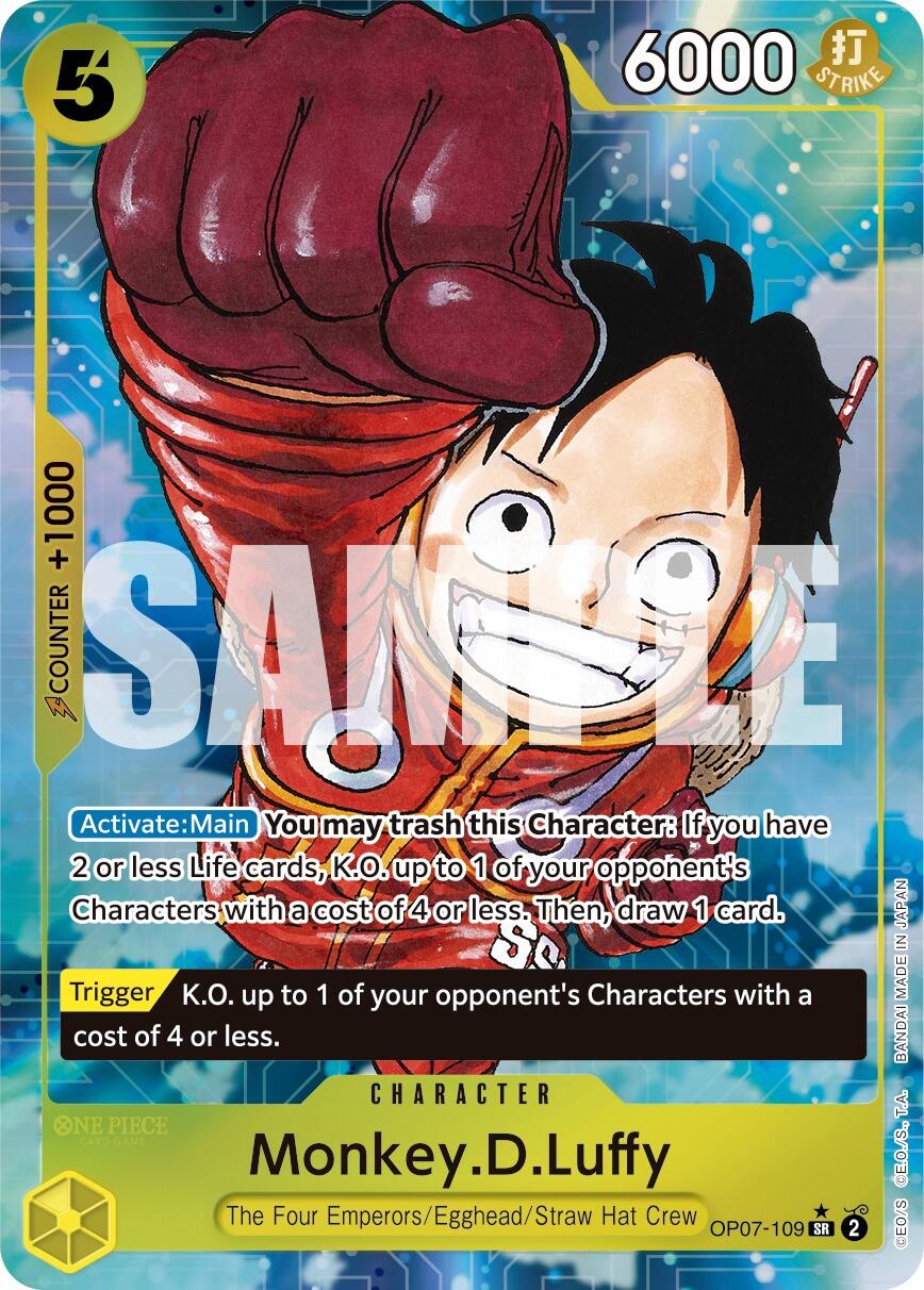 Monkey.D.Luffy (109) (Parallel) (OP07-109) - [500 Years in the Future] Foil - Trinity Hobby