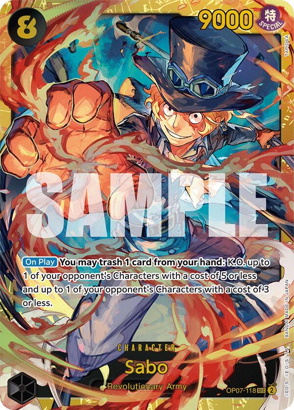 Sabo (OP07-118) - [500 Years in the Future] Foil - Trinity Hobby