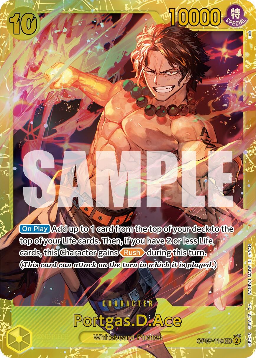 Portgas.D.Ace (119) (OP07-119) - [500 Years in the Future] Foil - Trinity Hobby