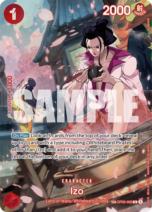 Izo (SP) (OP03-003) - [500 Years in the Future] Foil - Trinity Hobby
