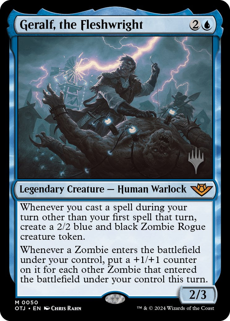 Geralf, the Fleshwright (Promo Pack) [Outlaws of Thunder Junction Promos] - Trinity Hobby