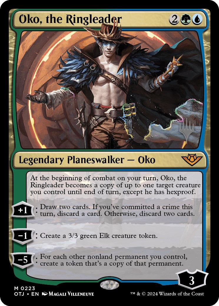 Oko, the Ringleader (Promo Pack) [Outlaws of Thunder Junction Promos] - Trinity Hobby