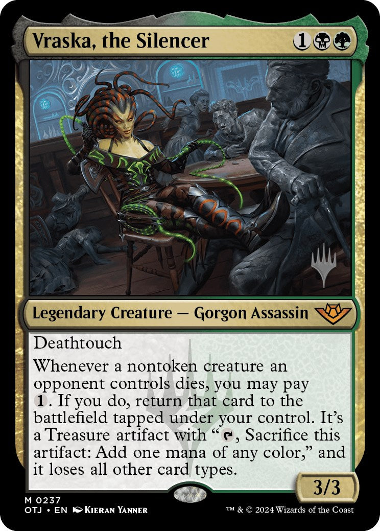 Vraska, the Silencer (Promo Pack) [Outlaws of Thunder Junction Promos] - Trinity Hobby