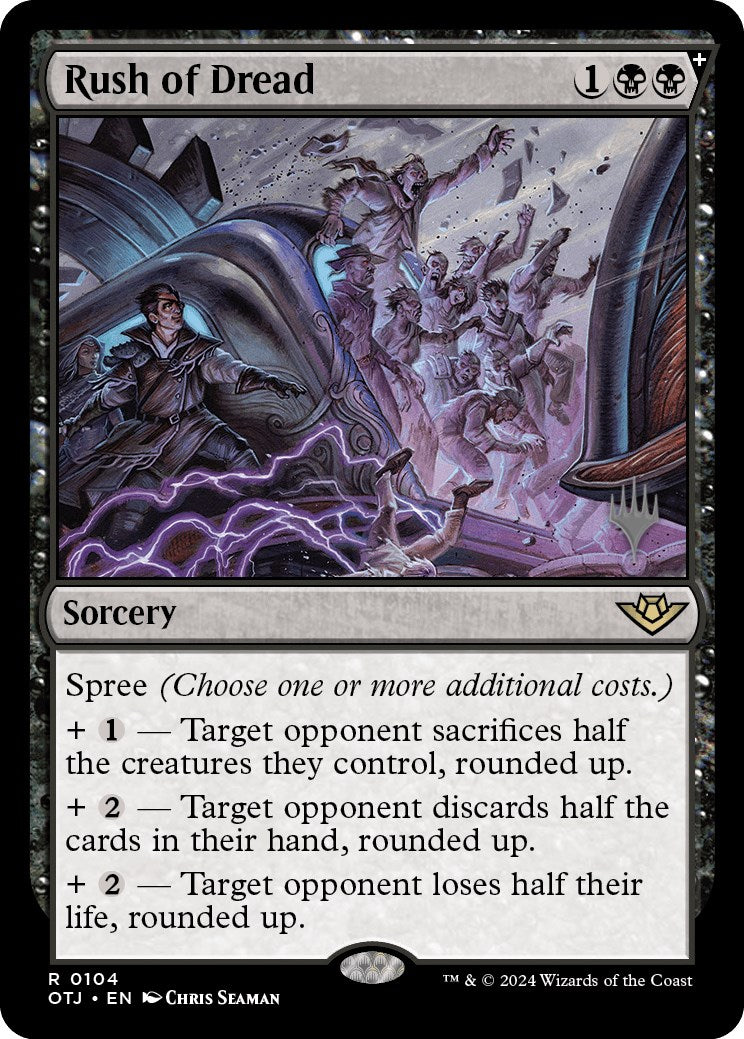 Rush of Dread (Promo Pack) [Outlaws of Thunder Junction Promos] - Trinity Hobby
