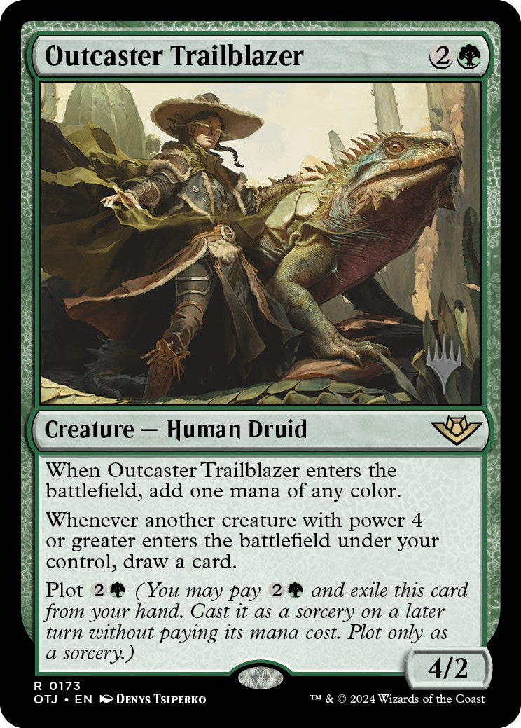 Outcaster Trailblazer (Promo Pack) [Outlaws of Thunder Junction Promos] - Trinity Hobby