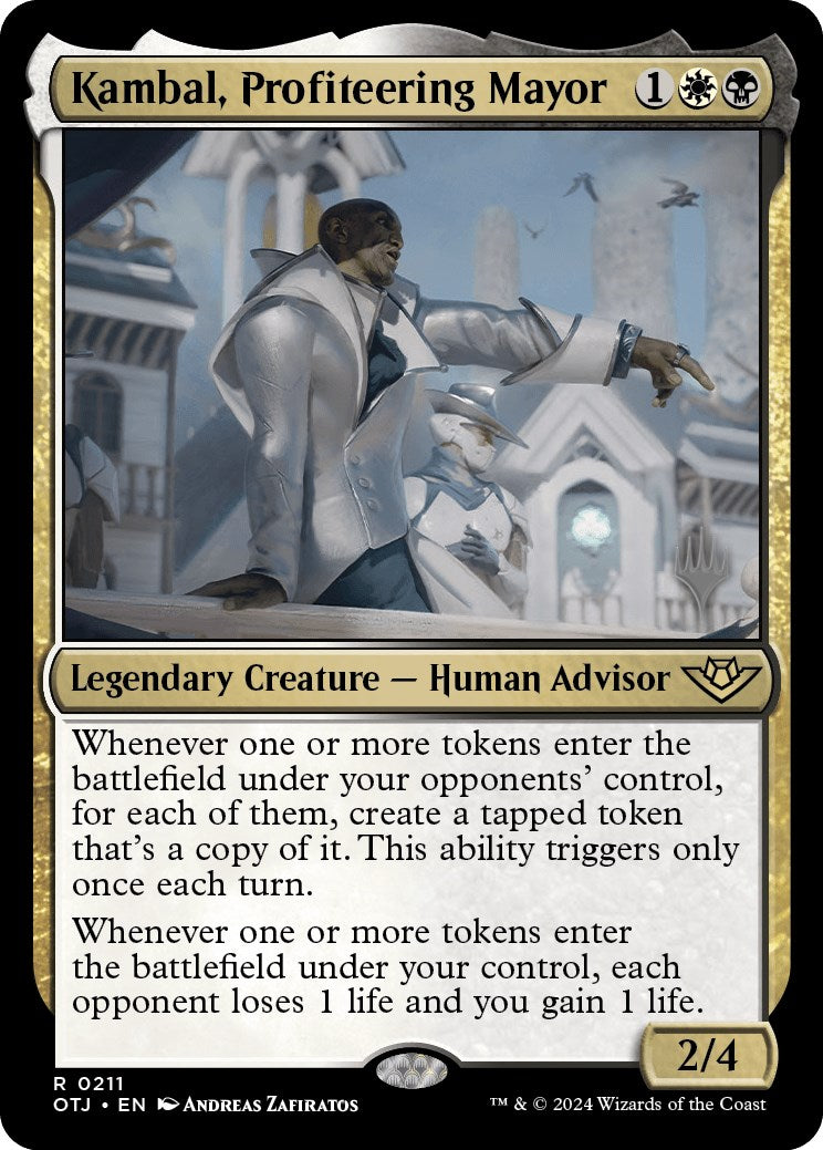 Kambal, Profiteering Mayor (Promo Pack) [Outlaws of Thunder Junction Promos] - Trinity Hobby