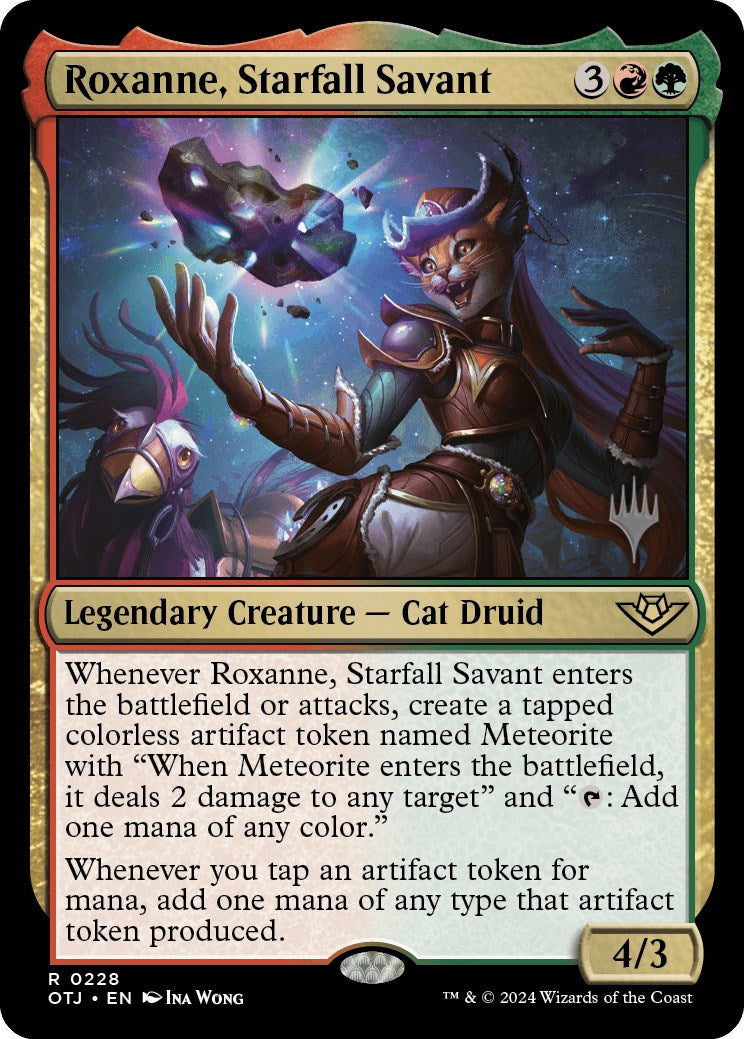 Roxanne, Starfall Savant (Promo Pack) [Outlaws of Thunder Junction Promos] - Trinity Hobby